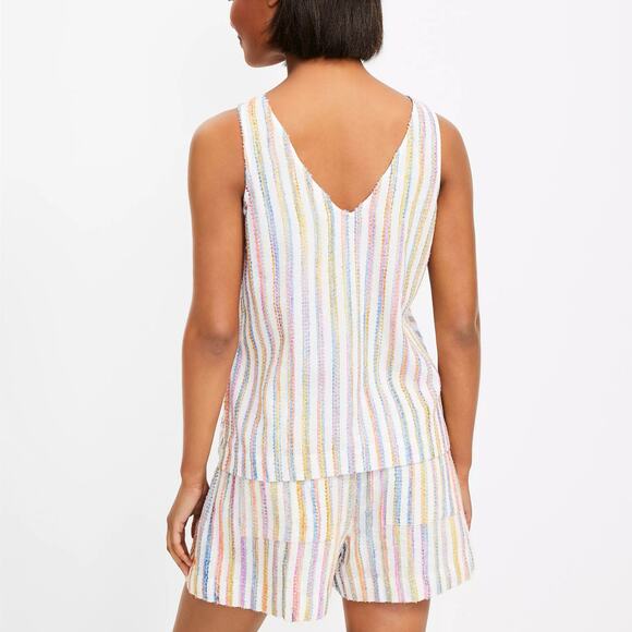 Lou & Grey Colorful Matching V-Neck Tank Top & Short Set - Picture 13 of 16